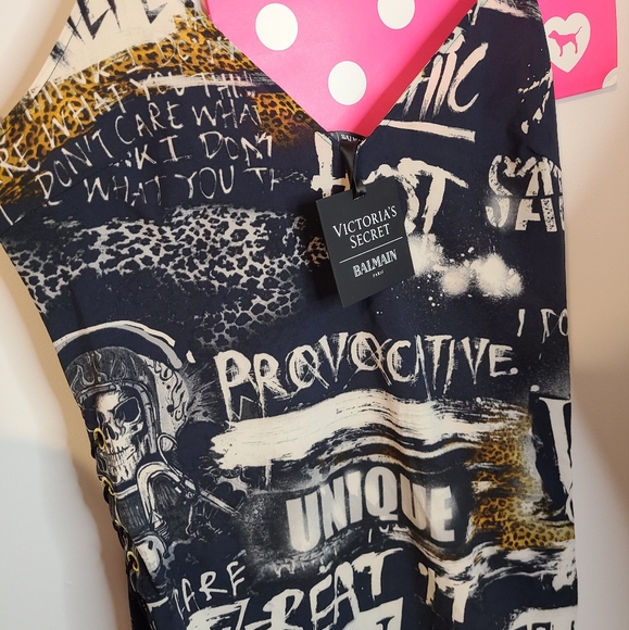 NWT Victoria's Secret X Balmain 2017 Fashion Show 3pc Set! 34D/med 🖤 - Picture 8 of 13